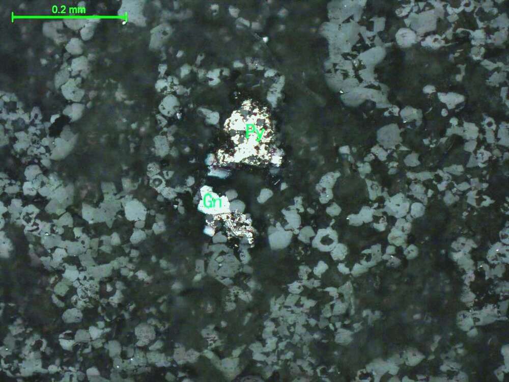 黄铁矿、方铅矿