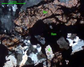 褐铁矿化赤铁矿矿石