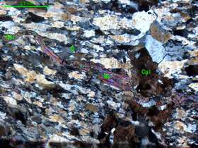 绢白云母石英片岩