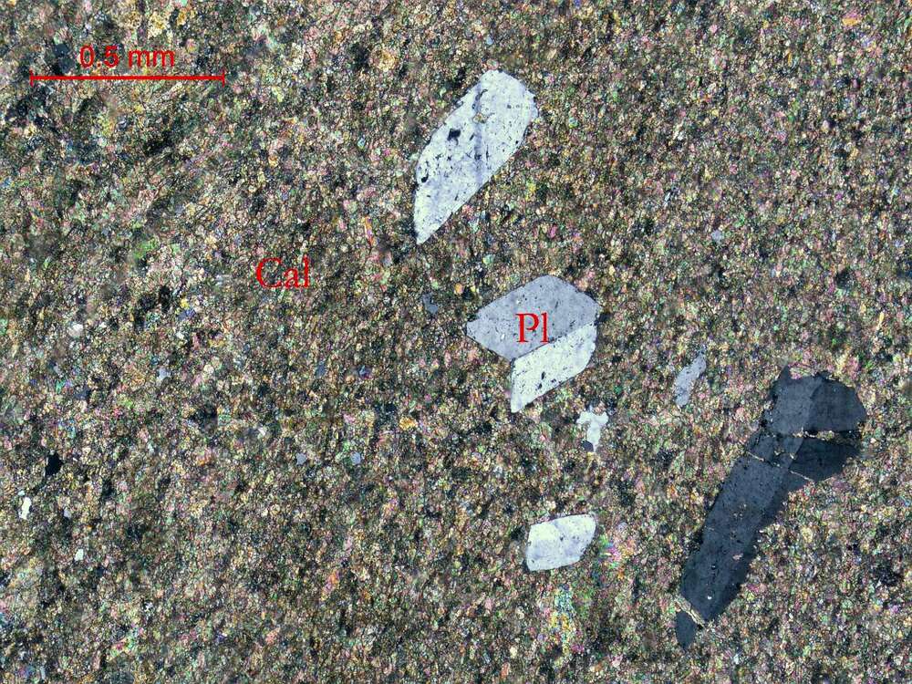 片理化微晶大理岩