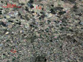 条带状铅矿化大理岩