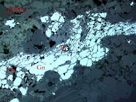 条带状铅矿化大理岩
