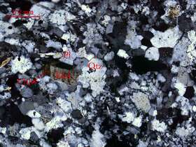 白云石化长石绿泥石石英片岩