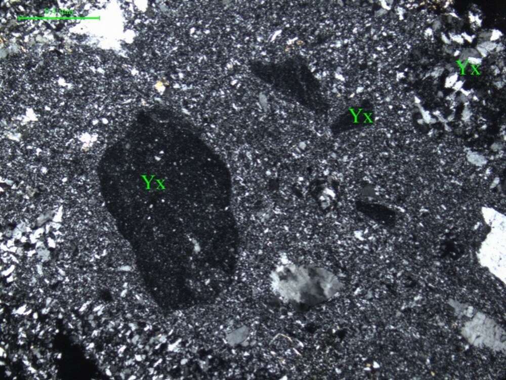 含角砾岩屑硅质岩