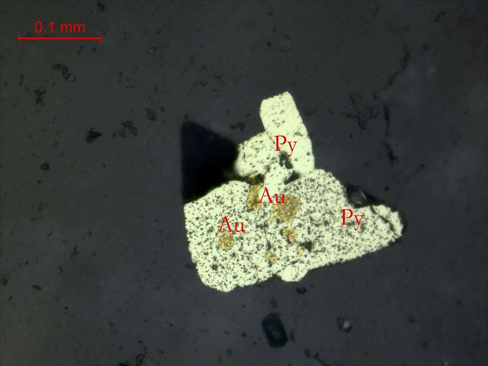 方铅矿、闪锌矿、银金矿