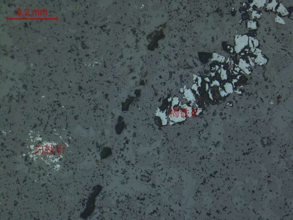 褐铁矿、白钛石