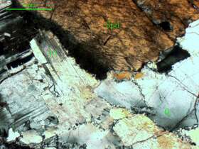 含锂辉石斜长花岗伟晶岩   