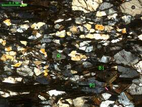 黑云母石英片岩