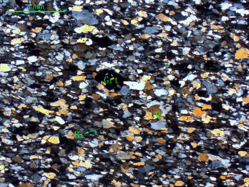 黑云母石英片岩