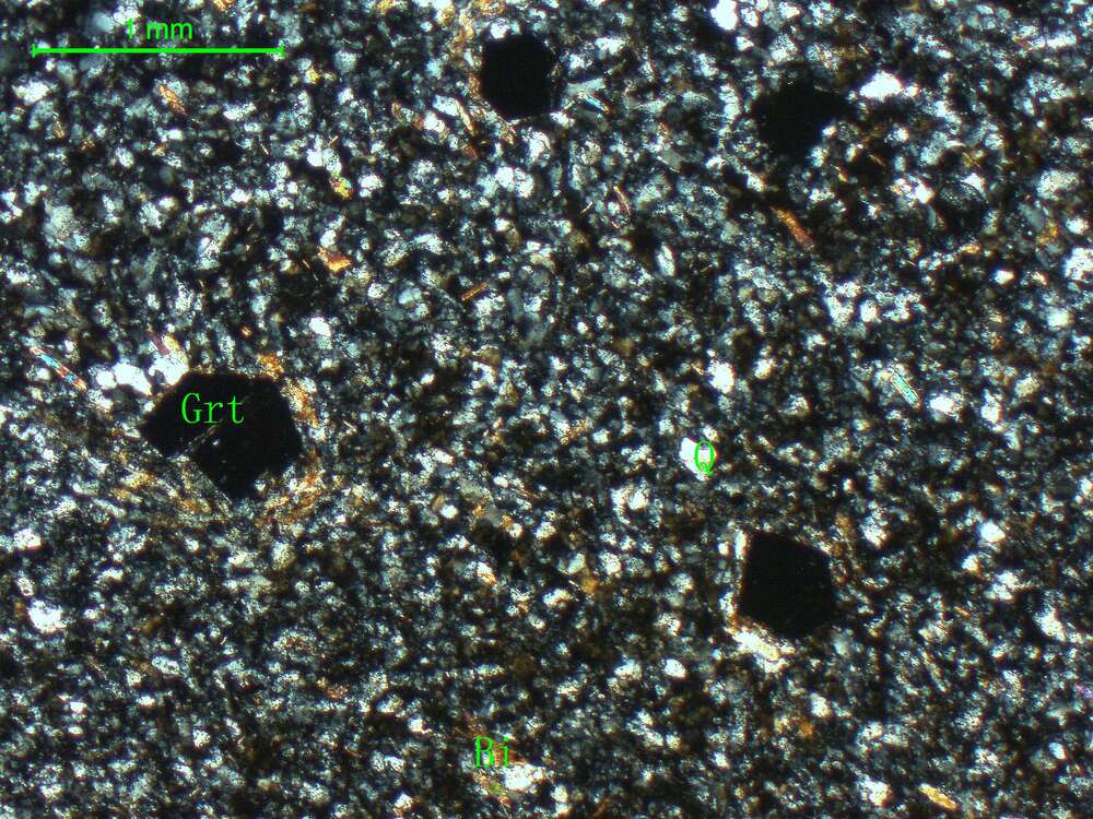 黑云母石英片岩