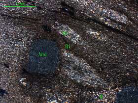 含红柱石二云母片岩