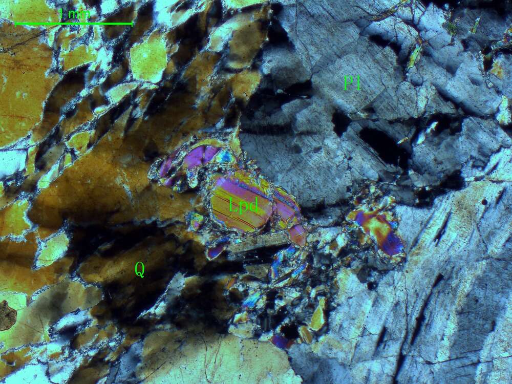 似条带状斜长花岗伟晶岩