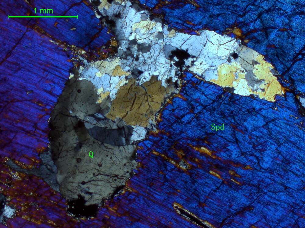 锂辉石斜长伟晶岩  