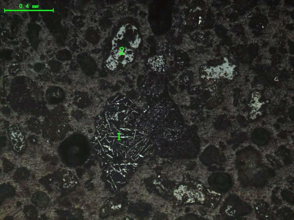 气化炉渣组分形态