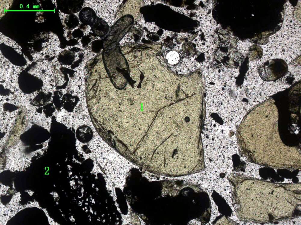 气化炉渣组分形态