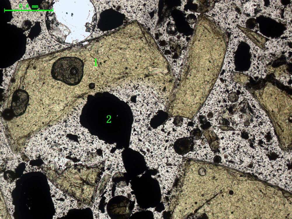 气化炉渣组分形态