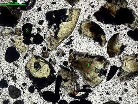 气化炉渣组分形态