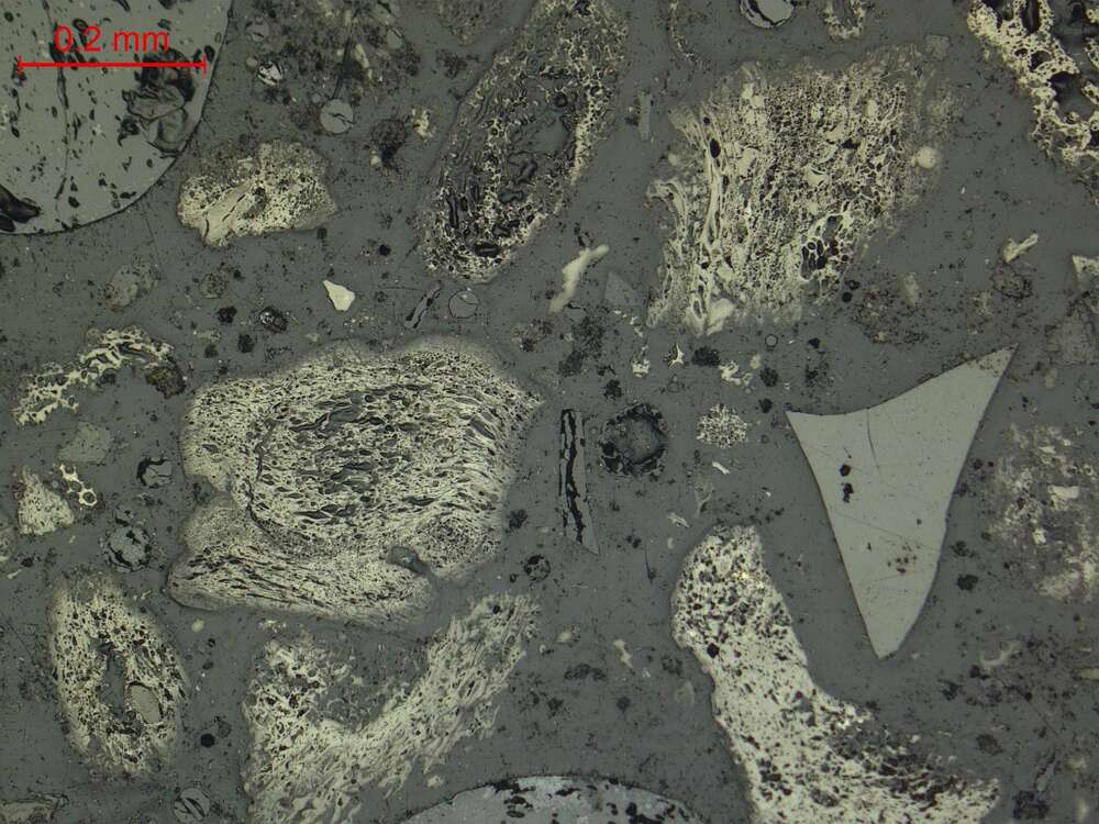 气化炉渣组分形态