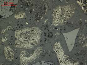气化炉渣组分形态