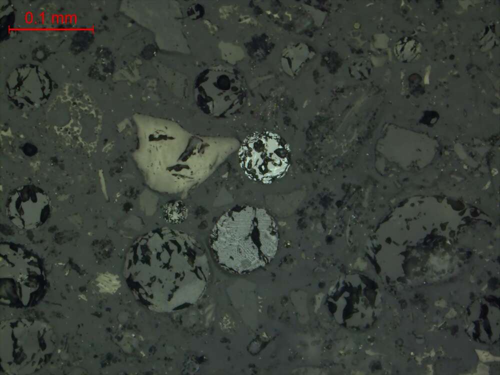气化炉渣组分形态