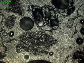 气化炉渣组分形态