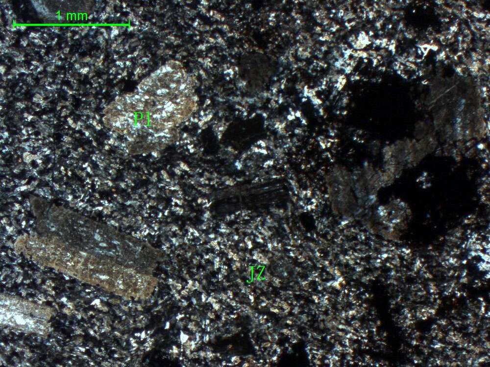 泥化辉石闪长玢岩 