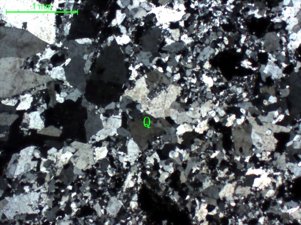 轻微碎裂化石英脉（岩）