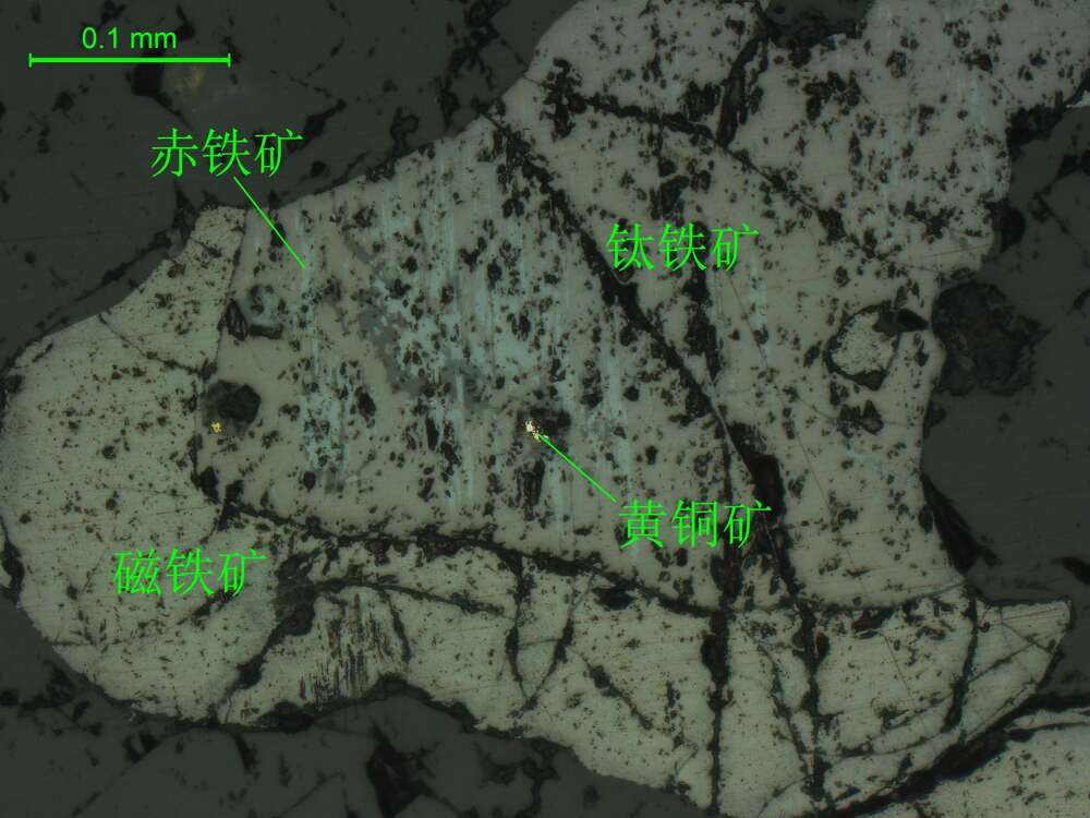 磁铁矿-钛铁矿-黄铜矿