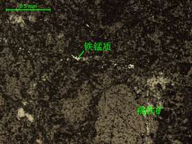 褐铁矿、钛铁矿、铁锰质