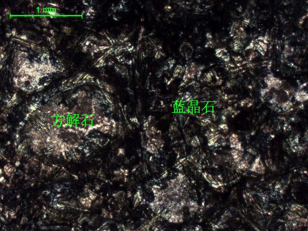 蓝晶石化鲕粒铝质岩