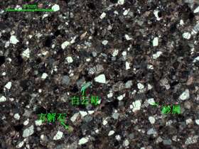 灰色细砂质细晶灰岩