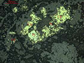 黄铁矿、黄铜矿