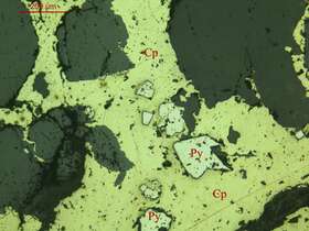 黄铁矿、黄铜矿矿石