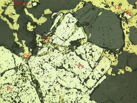 黄铁矿、黄铜矿矿石