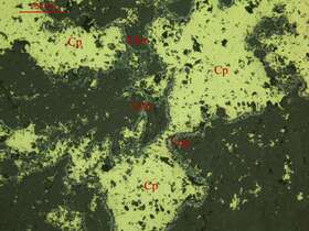 褐铁矿化黄铜矿矿石