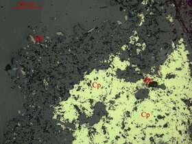斑铜矿、黄铜矿